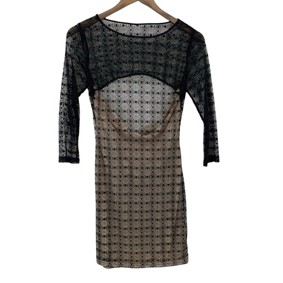 ABYSS by Abby Black‎ Lace Cut Out Back Mini Dress - Picture 1 of 7